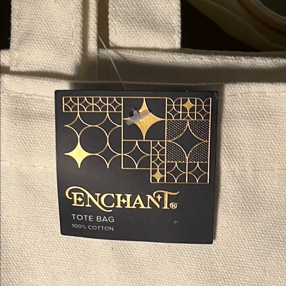 Enchant Christmas Wonder White Tote Bags Set of 2 NWT - Picture 3 of 5